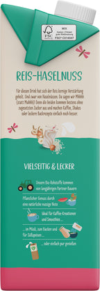 Reis Haselnuss Drink 1 l
