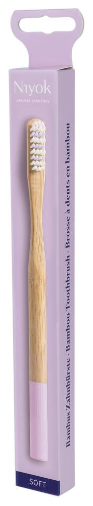 Bambuszahnbürste adult medium flieder 1 Stk