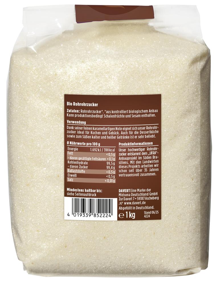 Rohrohrzucker UFRA-Projekt 1 kg