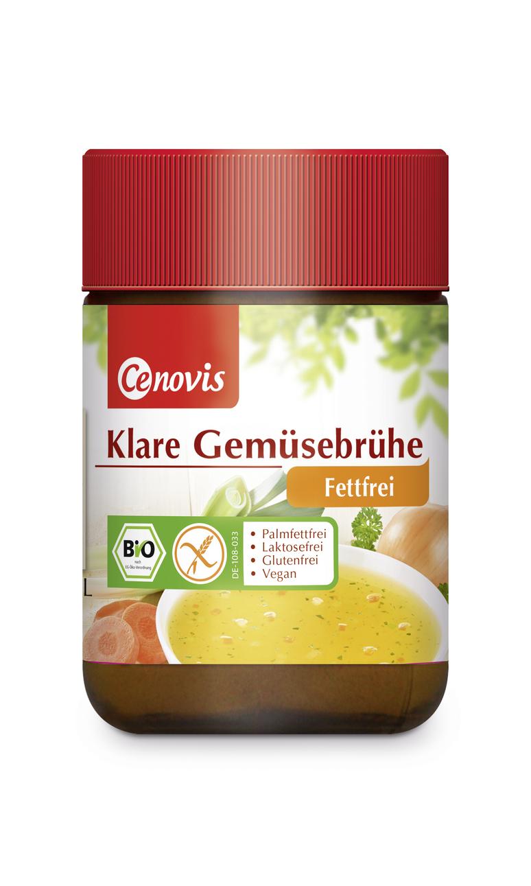 Klare Gemüsebrühe fettfrei Glas 162 g