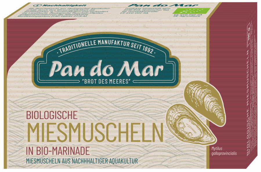 Miesmuscheln in Bio-Marinade 115 g