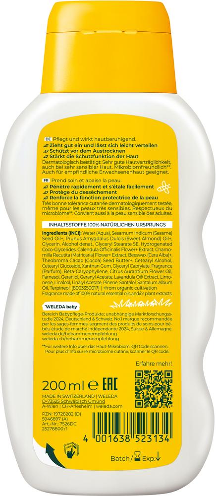 Calendula Pflegemilch 200 ml
