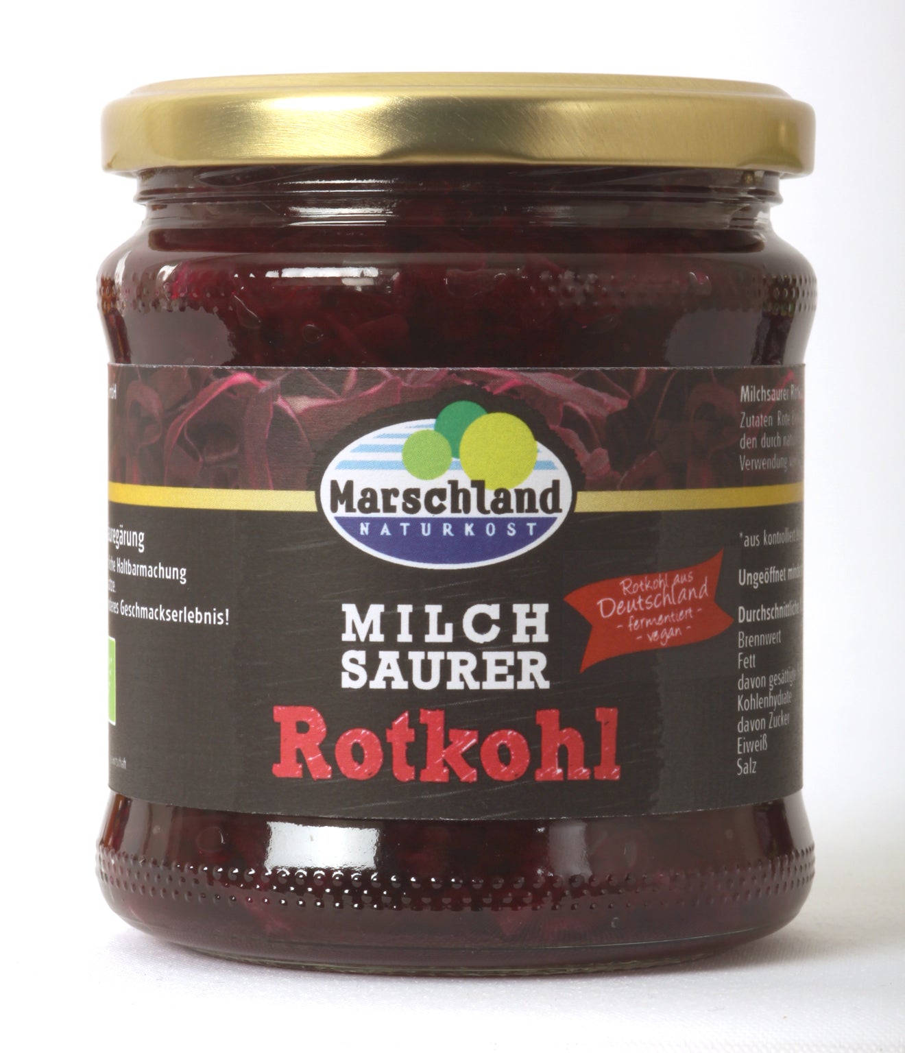 Rotkohl milchsauer fermentiert 370 ml