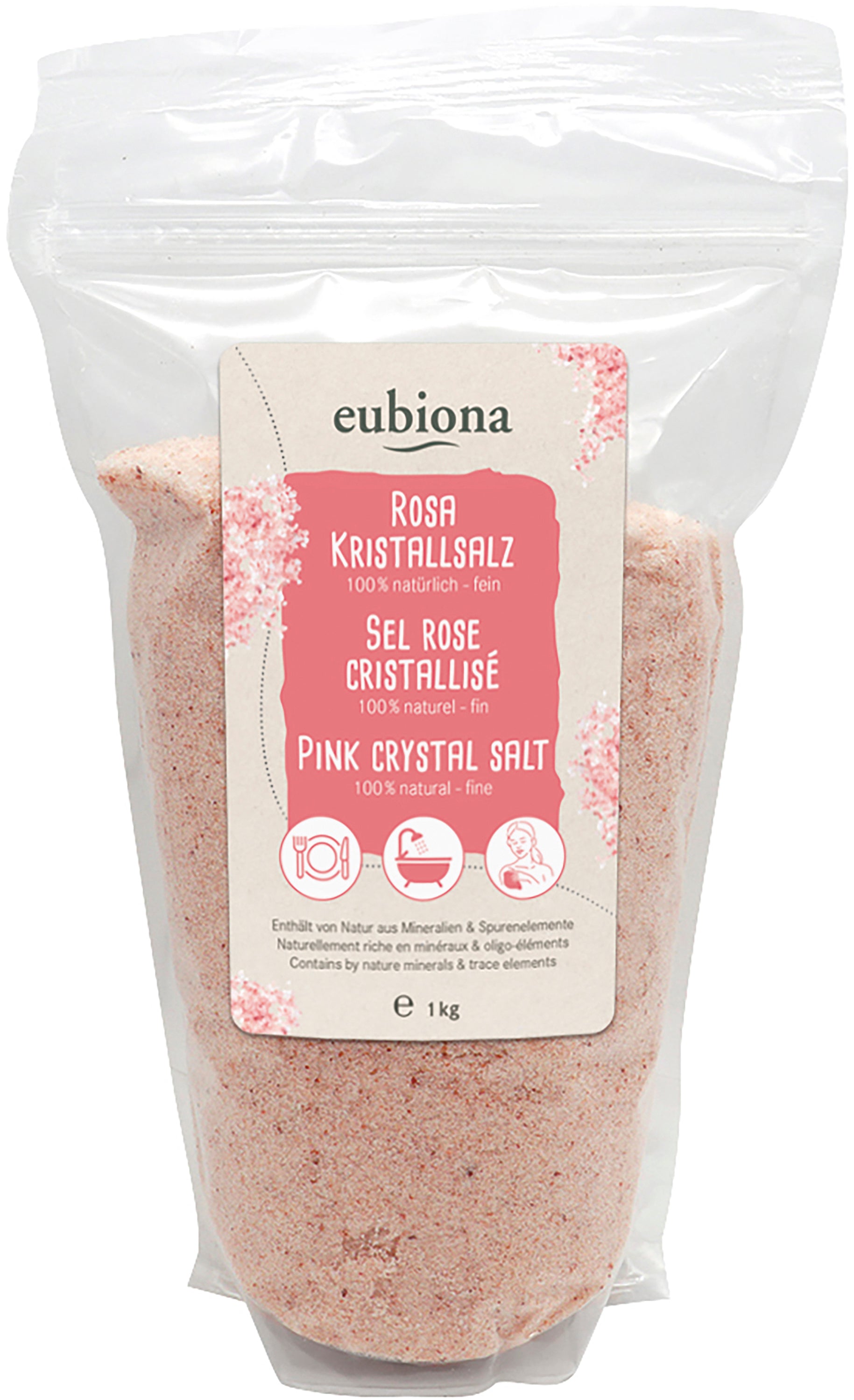 Rosa Kristallsalz - fein 1 kg