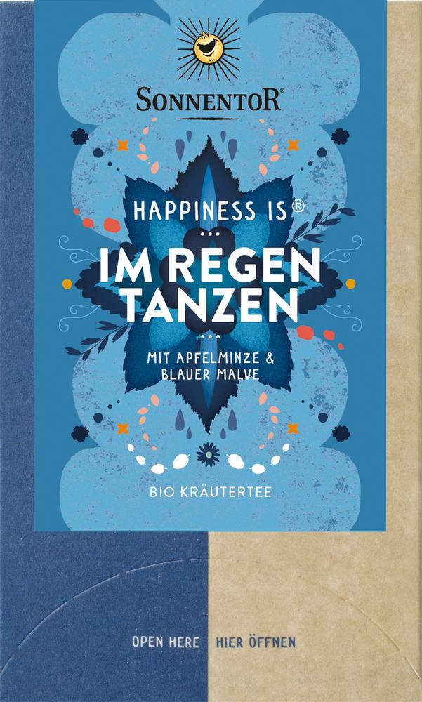 Happiness is Im Regen tanzen Tee Doppelkammerbeute 27 g