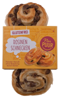 Rosinenschnecken glutenfrei 3 Stück 170 g