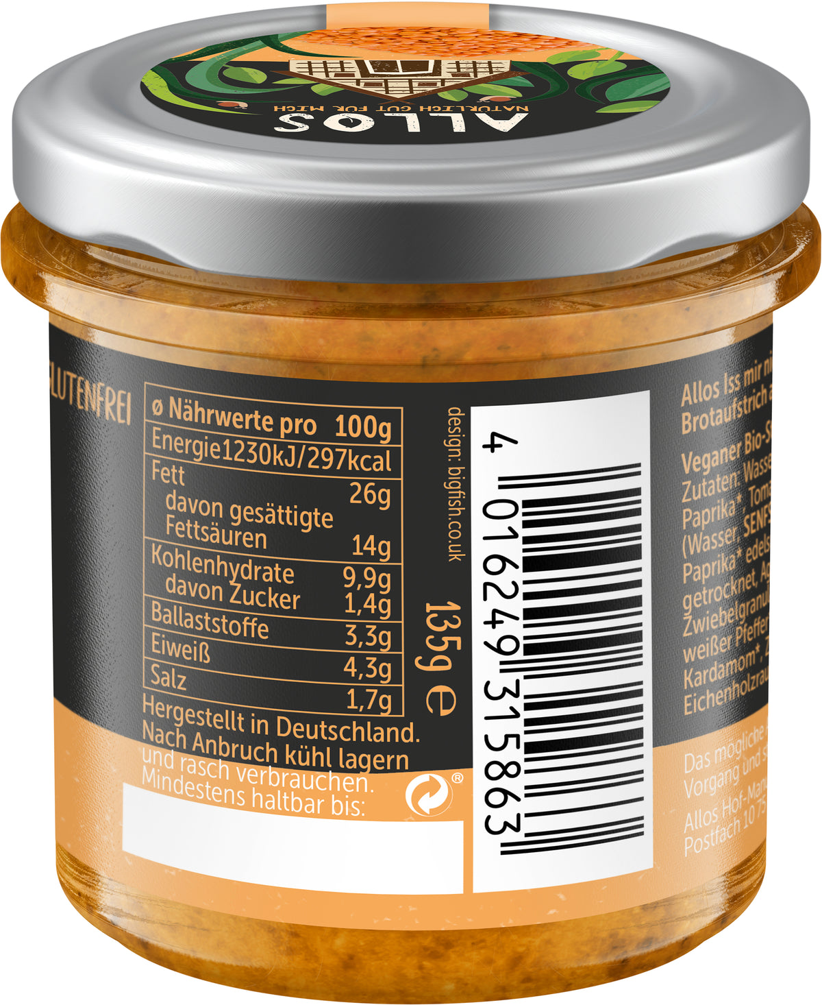 Aufstrich Iss mir nicht Wurst Teewurst 135 g