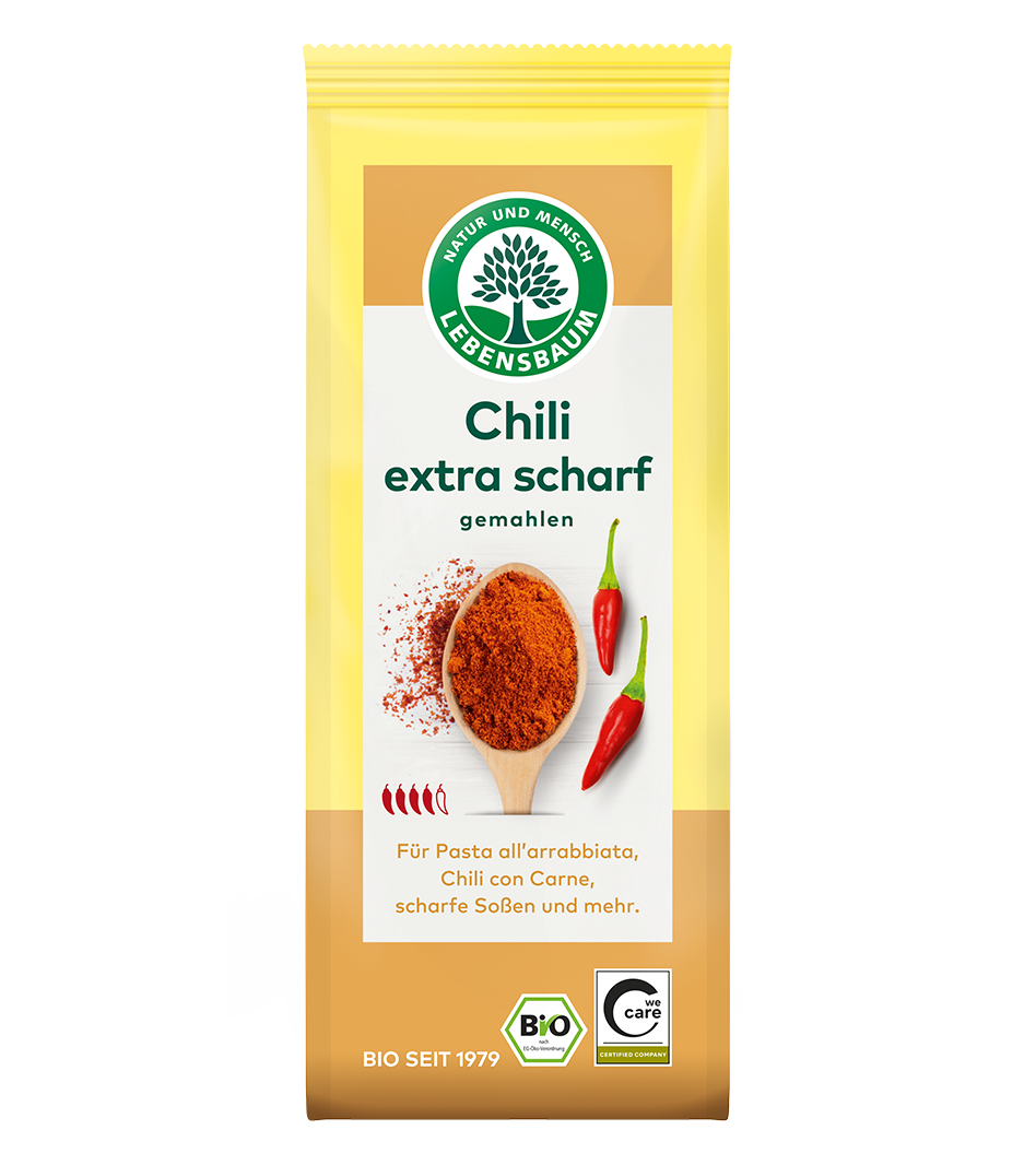 Chili extra scharf gemahlen Tüte 50 g