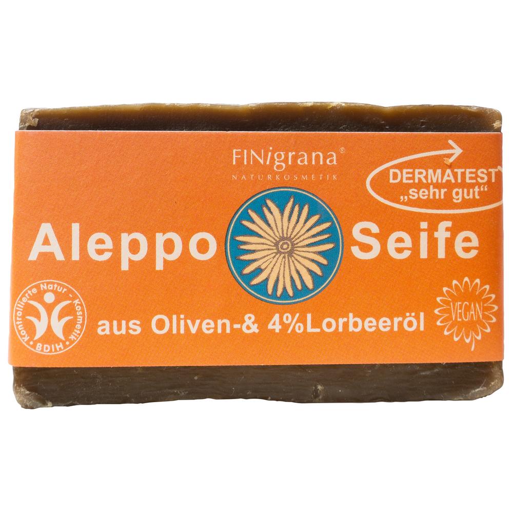 Aleppo Olivenseife mit 4% Lorbeeröl 180 g