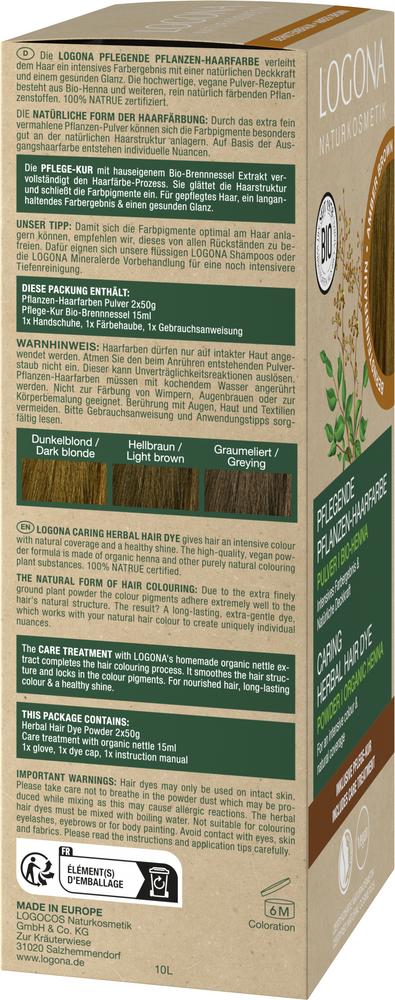 Pflegende Pflanzen-Haarfarbe Pulver 06 Bernsteinbr 100 g