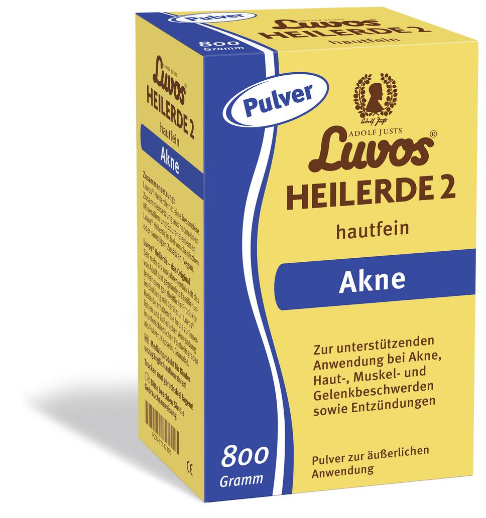 Heilerde 2 hautfein 800 g