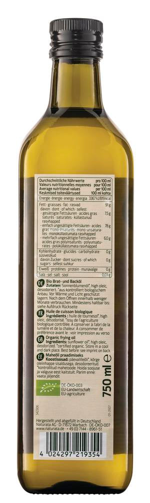 Bratöl high oleic desodoriet 750 ml