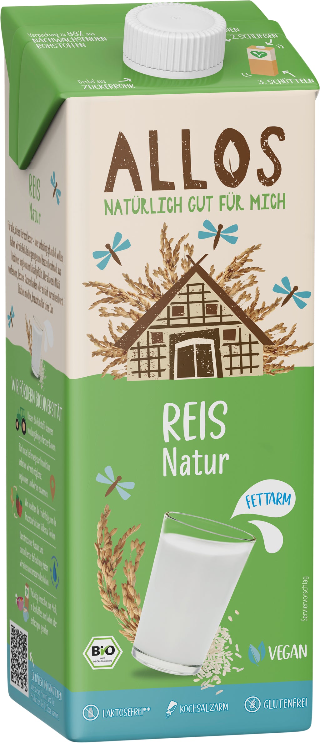 Reis Drink naturell 1 l