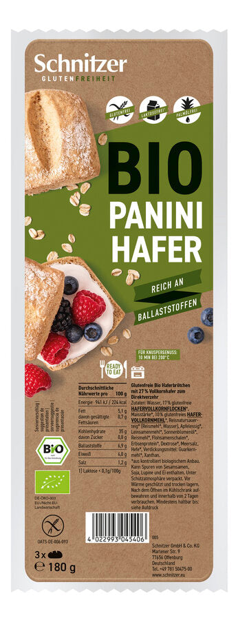 Panini Hafer Haferbrötchen 180 g