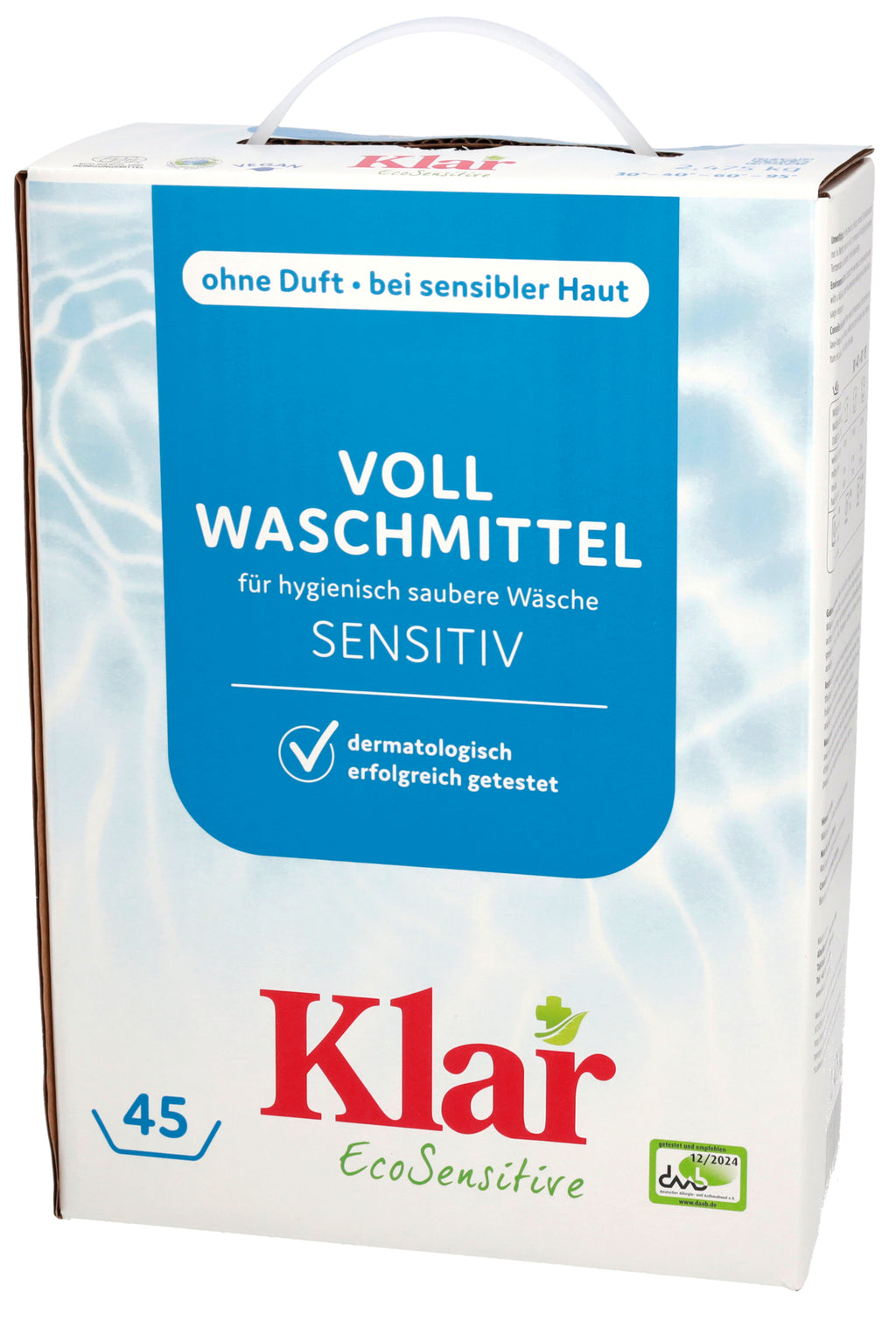 Waschnuss Vollwaschmittel Pulver 45 Waschgänge 2475 g