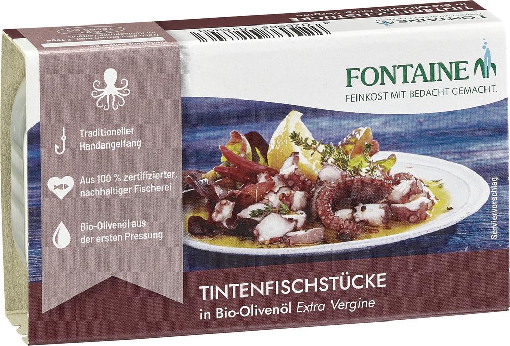 Tintenfischstücke in Olivenöl 120 g