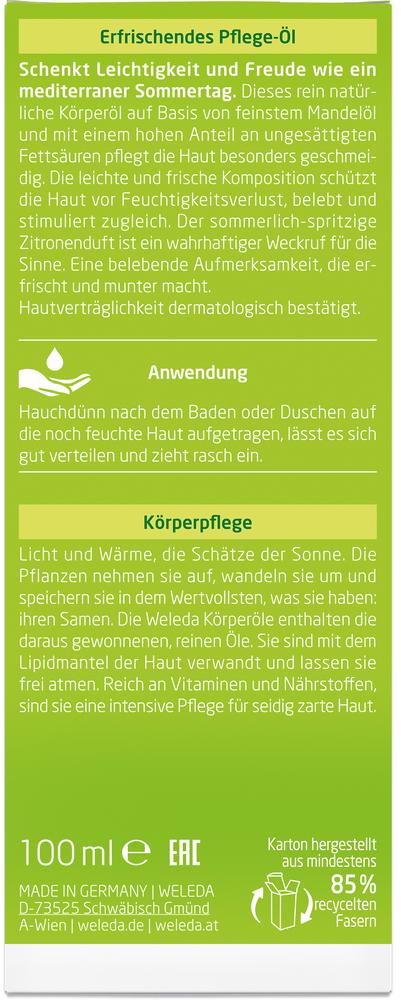 Citrus Erfrischendes Pflegeöl 100 ml