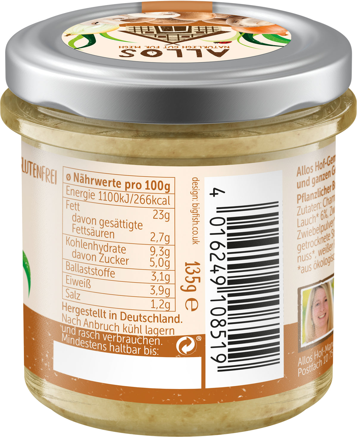 Hofgemüse Carinas Champignon Zwiebel 135 g