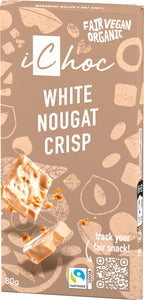 iChoc White Nougat Crisp 80 g