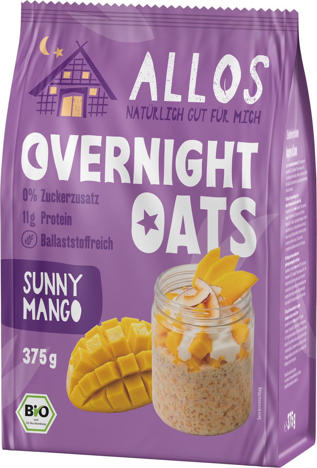 Overnight Oats Sunny Mango 375 g