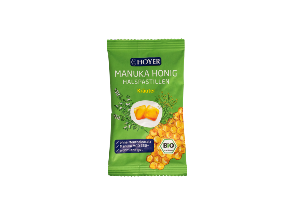 Manukahonig Halspastillen Kräuter 30 g