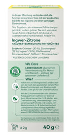 Ingwer-Zitrone Grüntee 40 g
