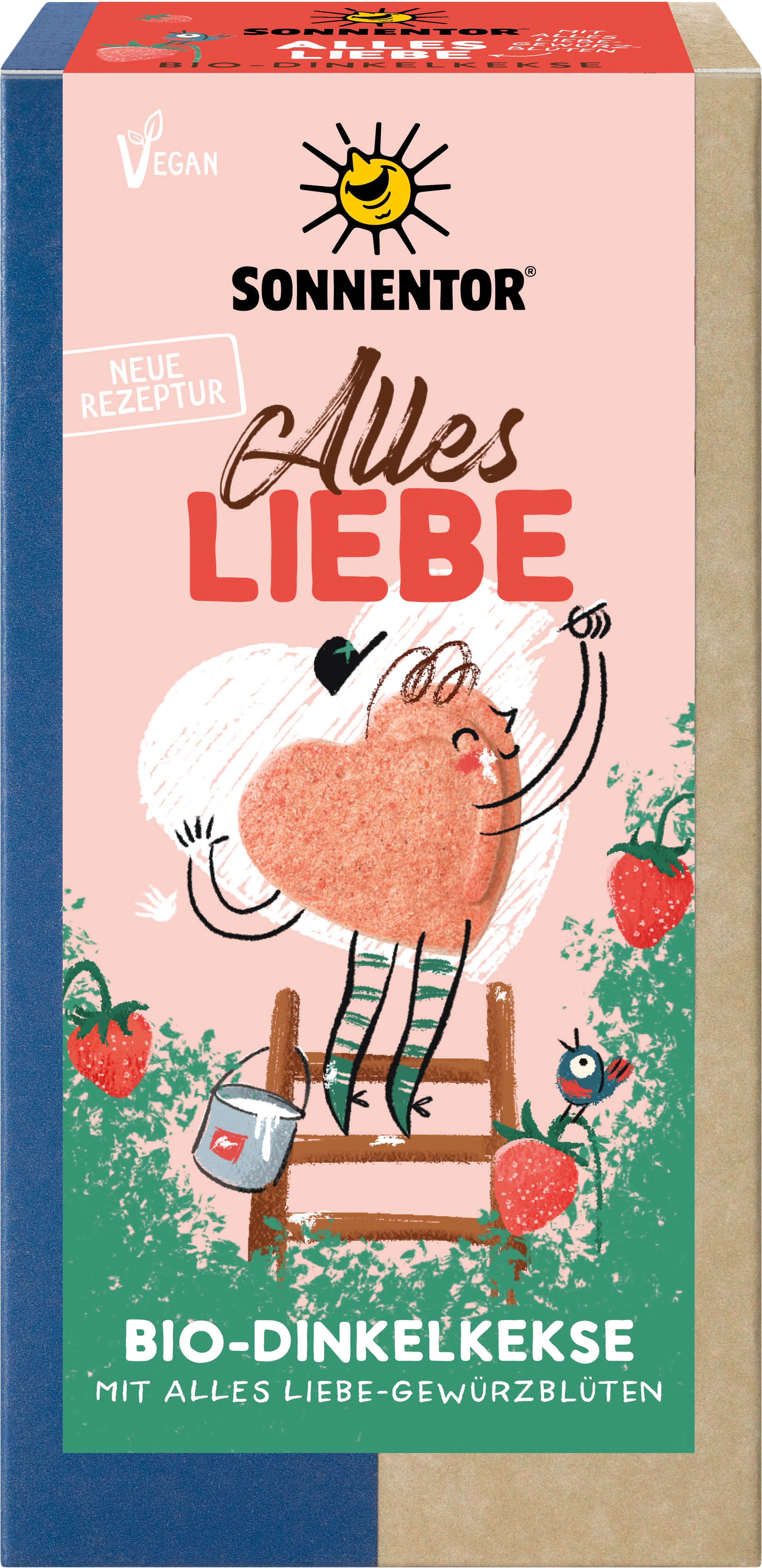 Alles Liebe Dinkel-Kekse mit Erdbeeren 125 g