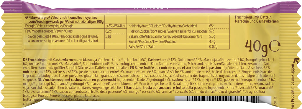 Frucht-Riegel Maracuja 40 g