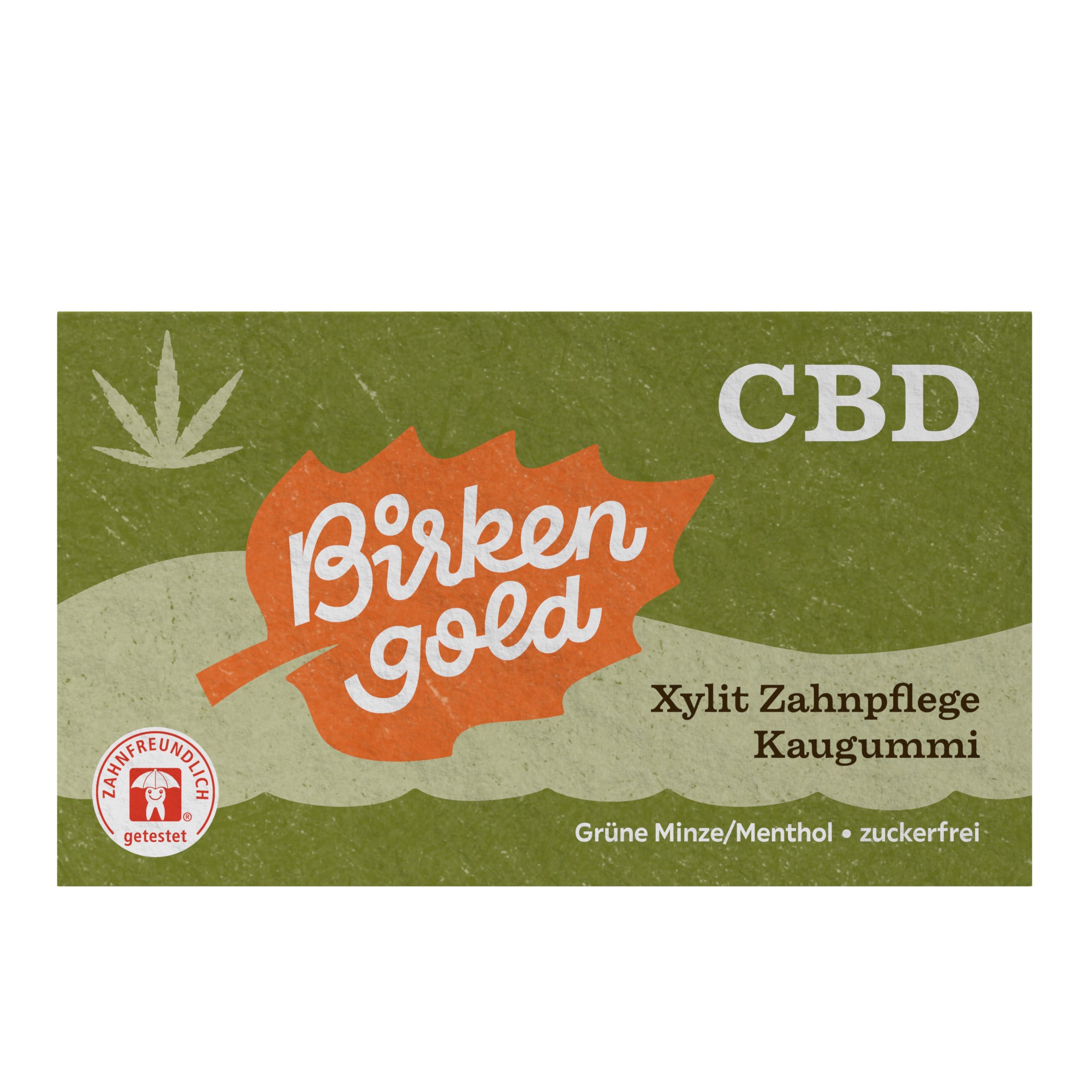 CBD Zahnpflege Kaugummi grüne Minze 12 Stk. 17 g