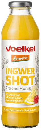 Ingwer Shot Zitrone Honig demeter 500 ml