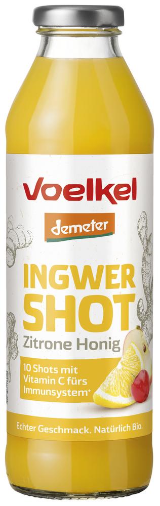 Ingwer Shot Zitrone Honig demeter 500 ml