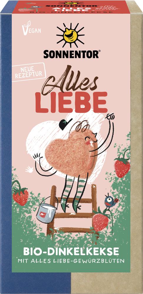 Alles Liebe Dinkel-Kekse mit Erdbeeren 125 g