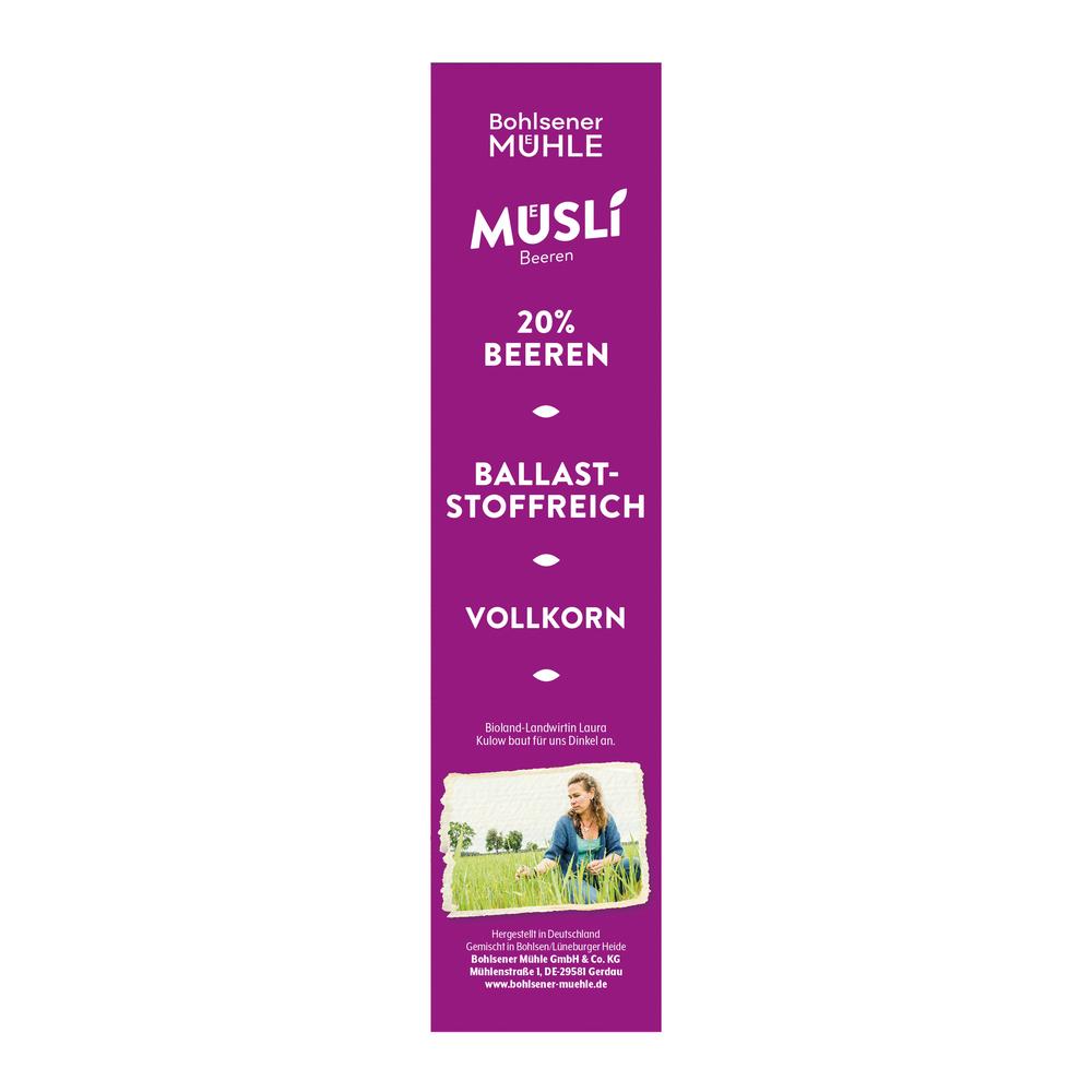 Beeren Müsli mit 20 % getrockneten Beeren 400 g