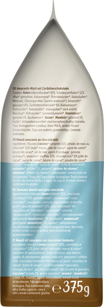 Amaranth Schoko Müsli 375 g