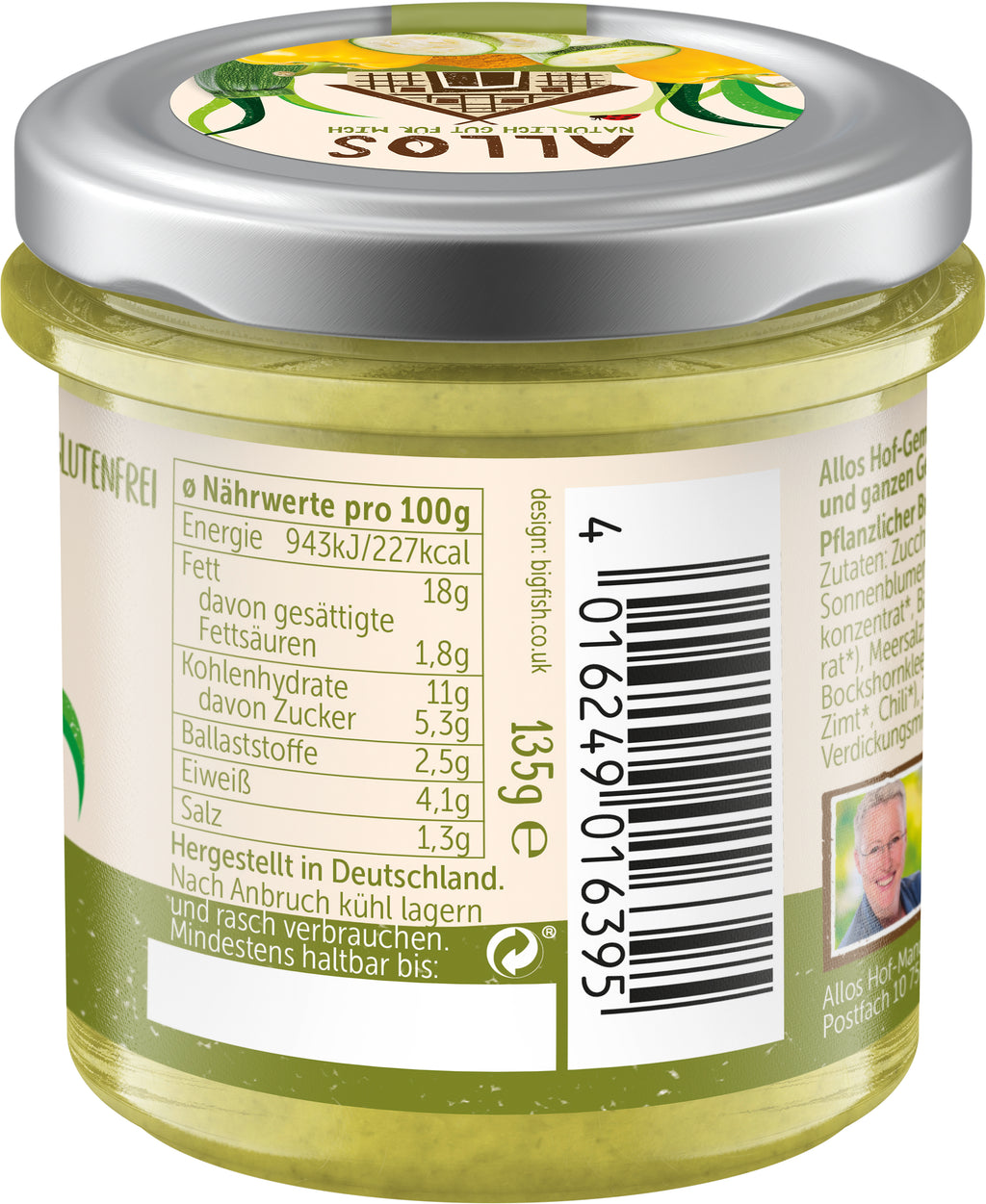 Hofgemüse Christianes Curry Zucchini 135 g