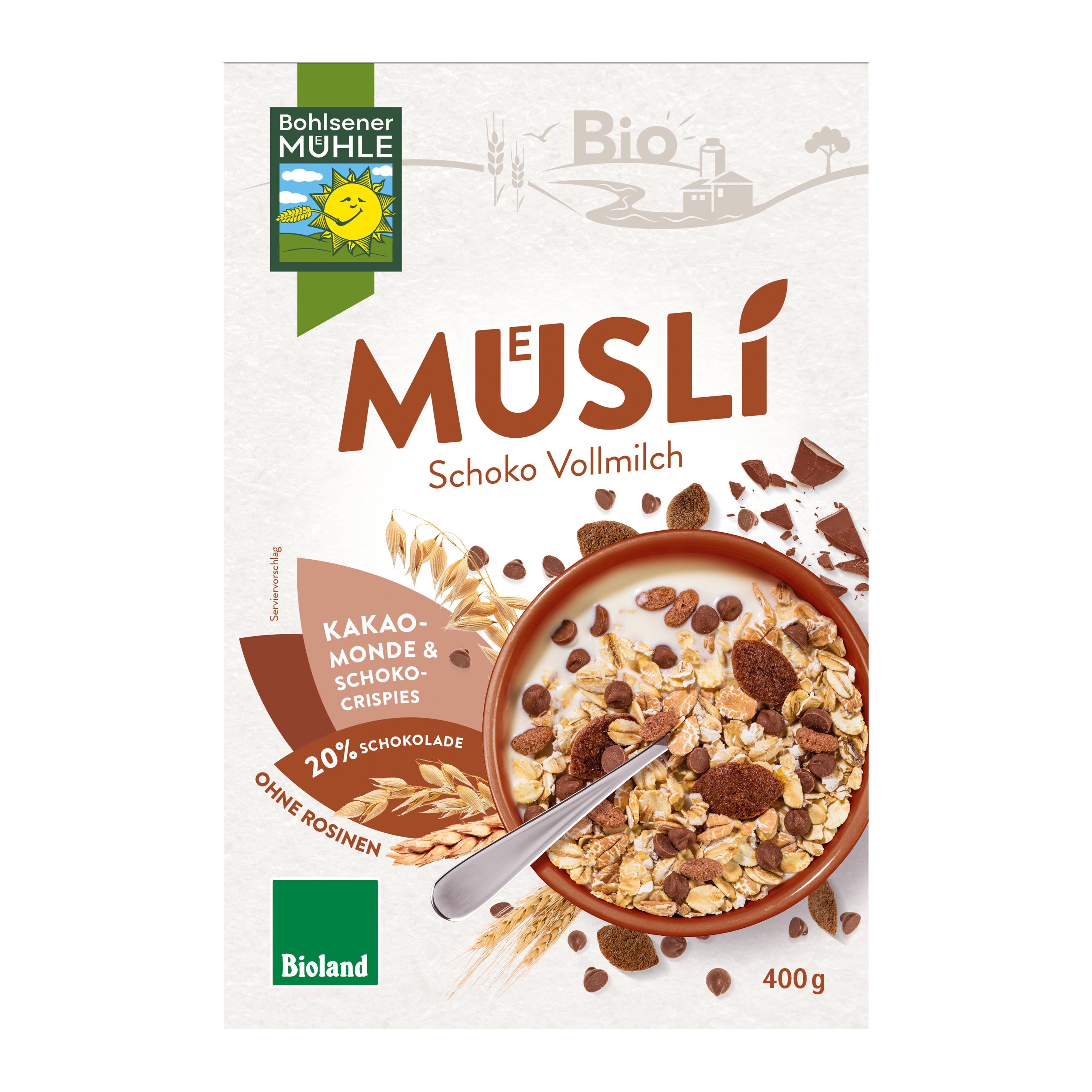 Schoko Vollmilch Müsli 400 g