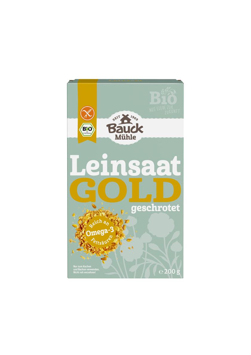 Gold-Leinsaat geschrotet 200 g