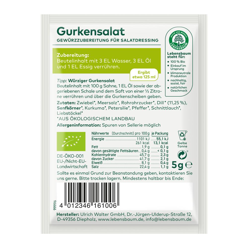 Salatdressing Gurken-Salat 3x5 g