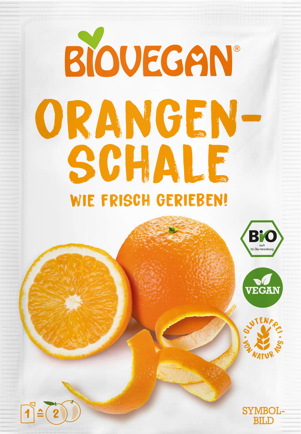 Orangenschale gerieben 9 g