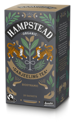 Darjeeling Schwarzteebeutel demeter 20 Stk
