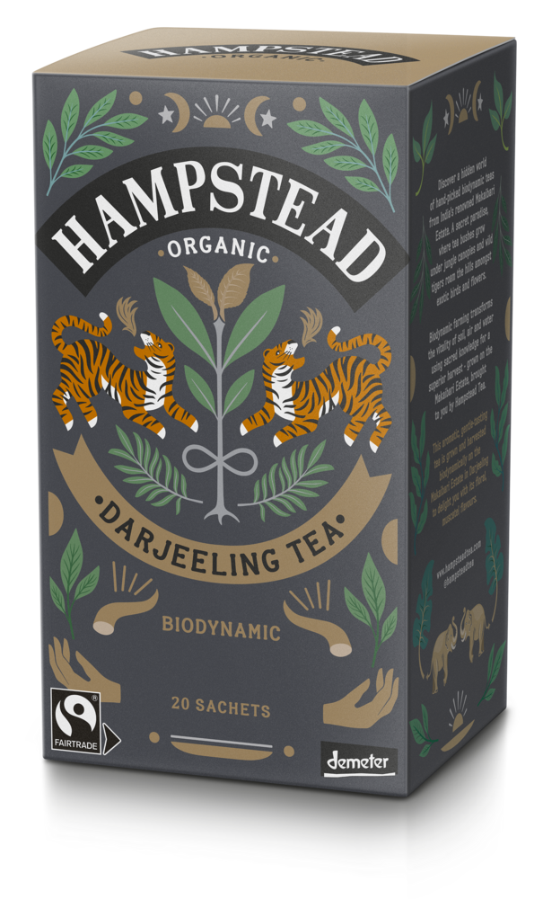 Darjeeling Schwarzteebeutel demeter 20 Stk