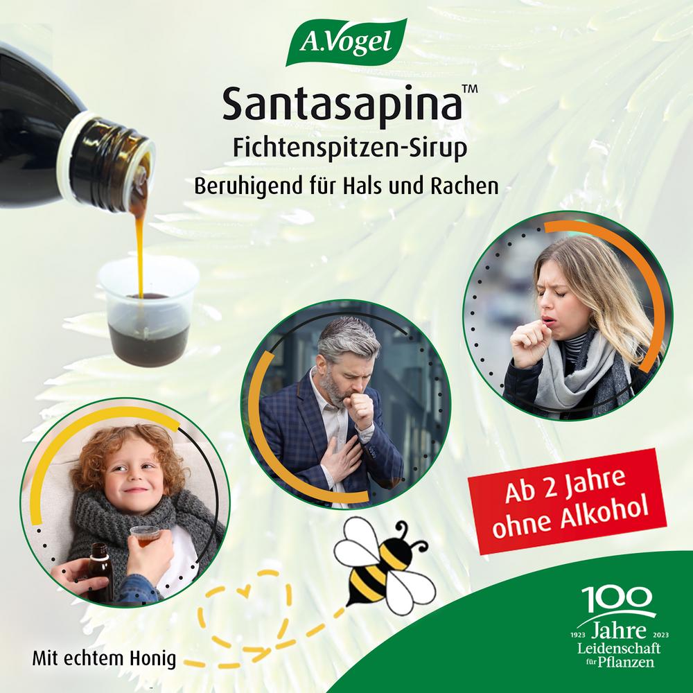 Santasapina Fichtenspitzen-Sirup ohne Alkohol 200 ml