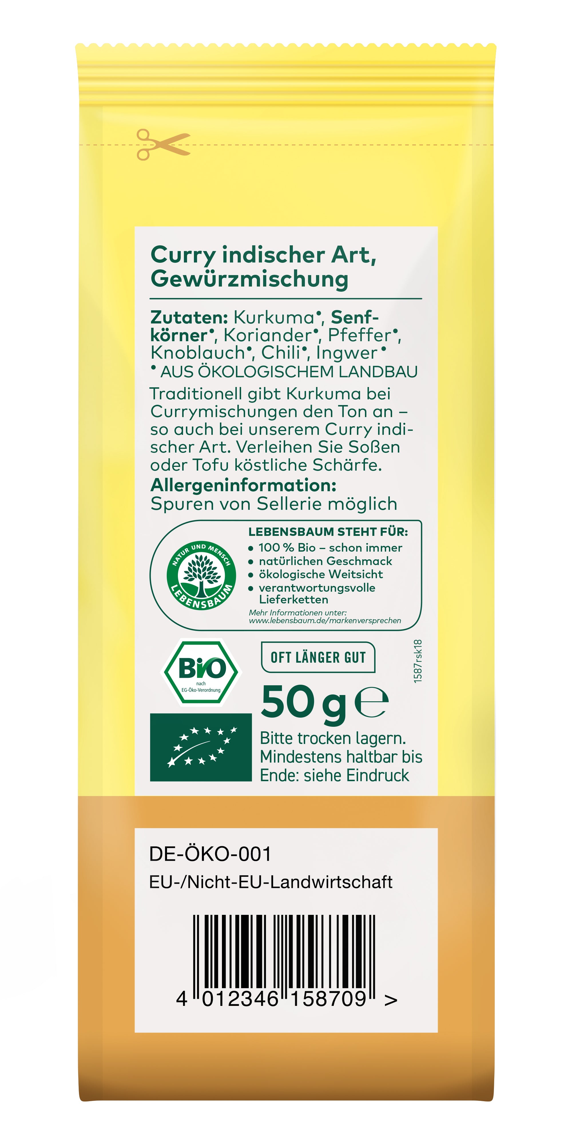Currypulver indischer Art 50 g