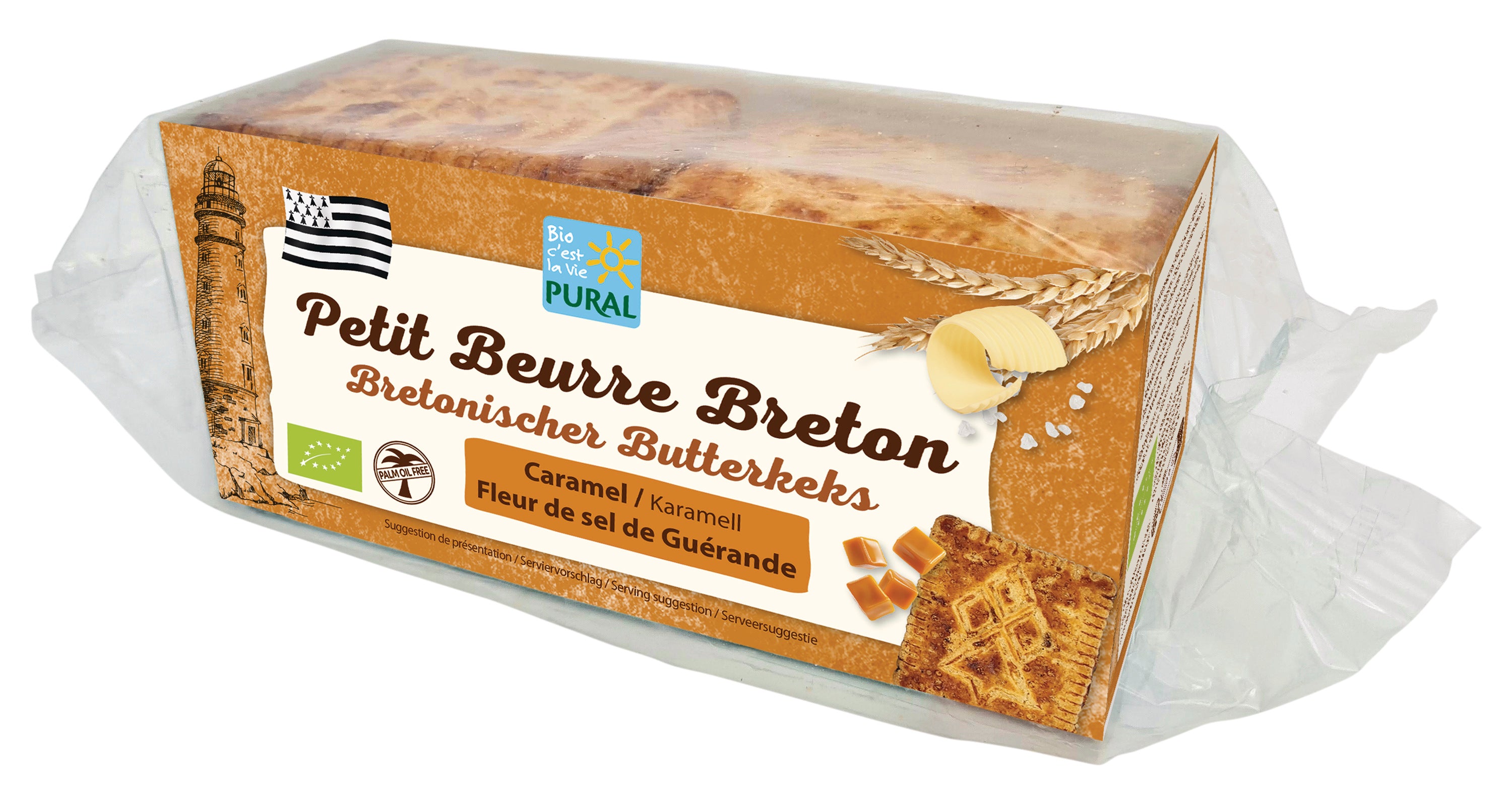Bretonischer Butterkeks Karamell & Fleur de sel de 220 g