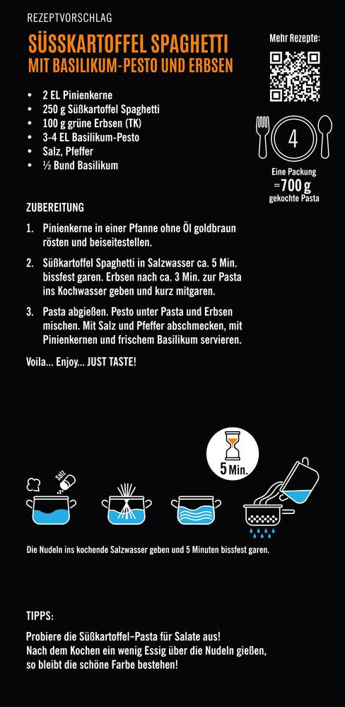 Glas-Spaghetti Süßkartoffel 250 g