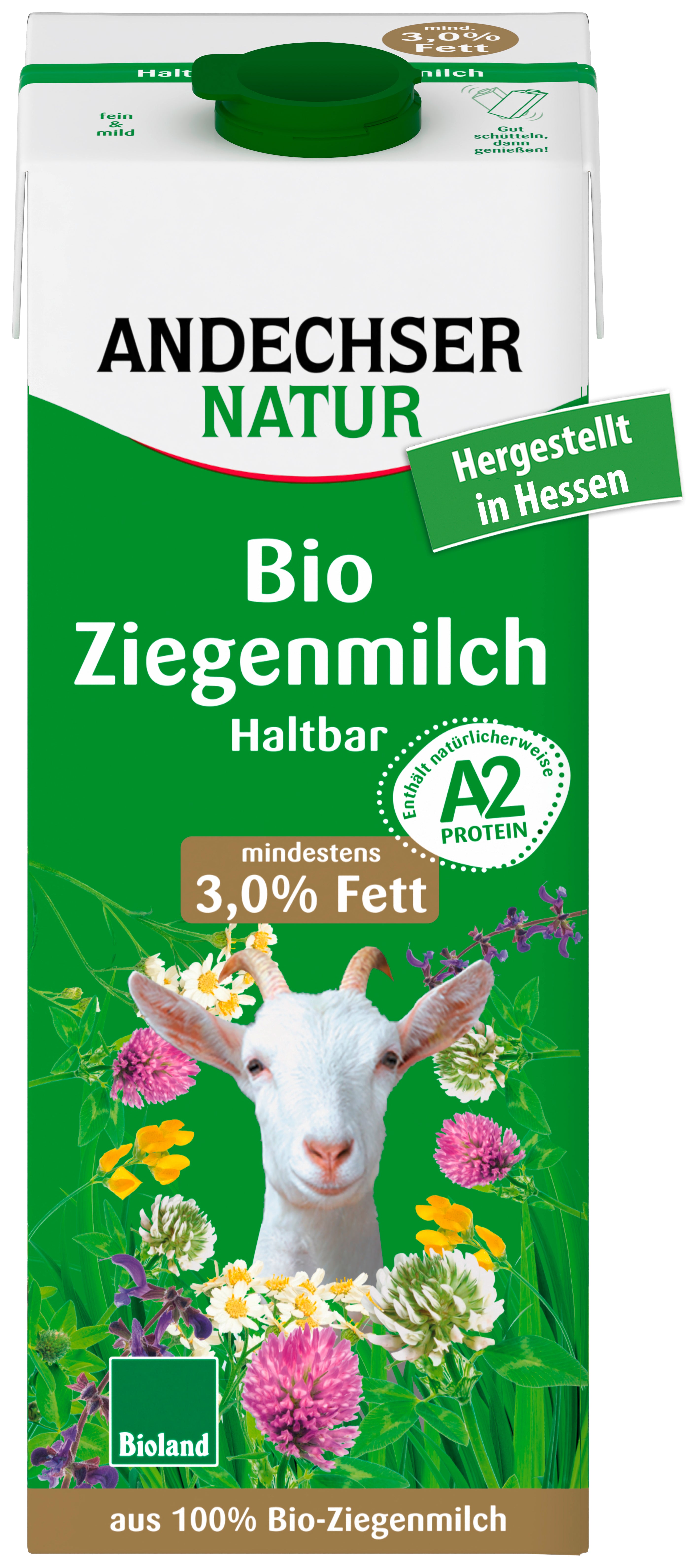 Haltbare Ziegenmilch 3,0% 1 l