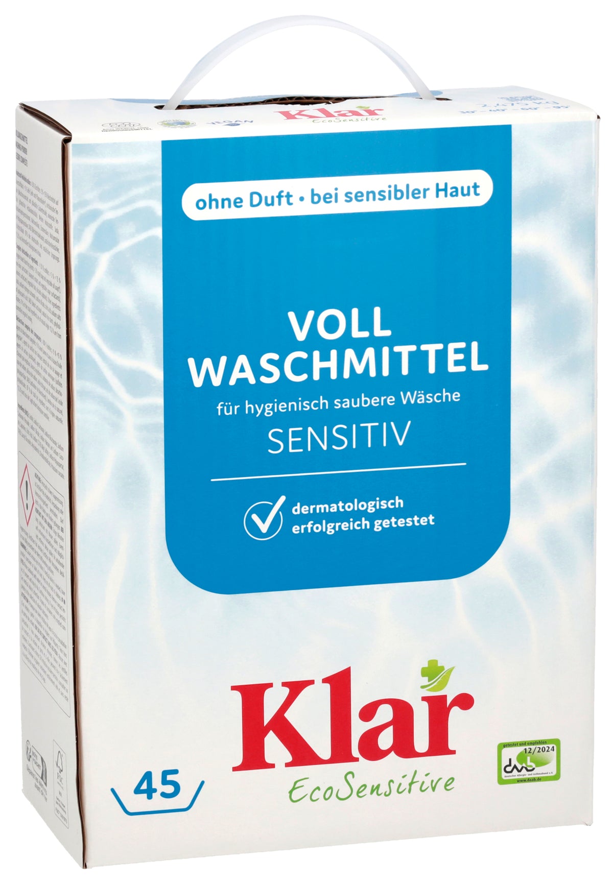 Waschnuss Vollwaschmittel Pulver 45 Waschgänge 2475 g