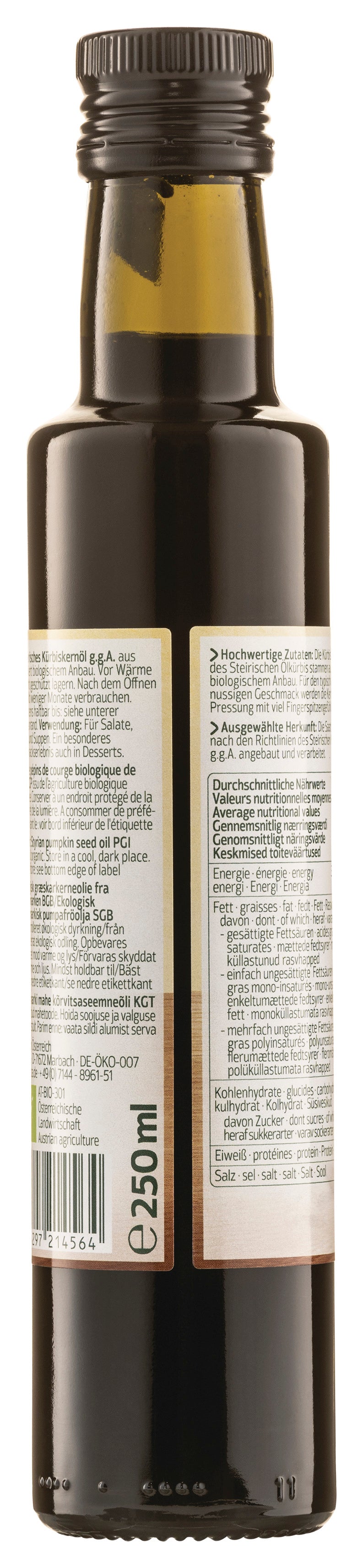 Kürbiskernöl steirische Art 250 ml