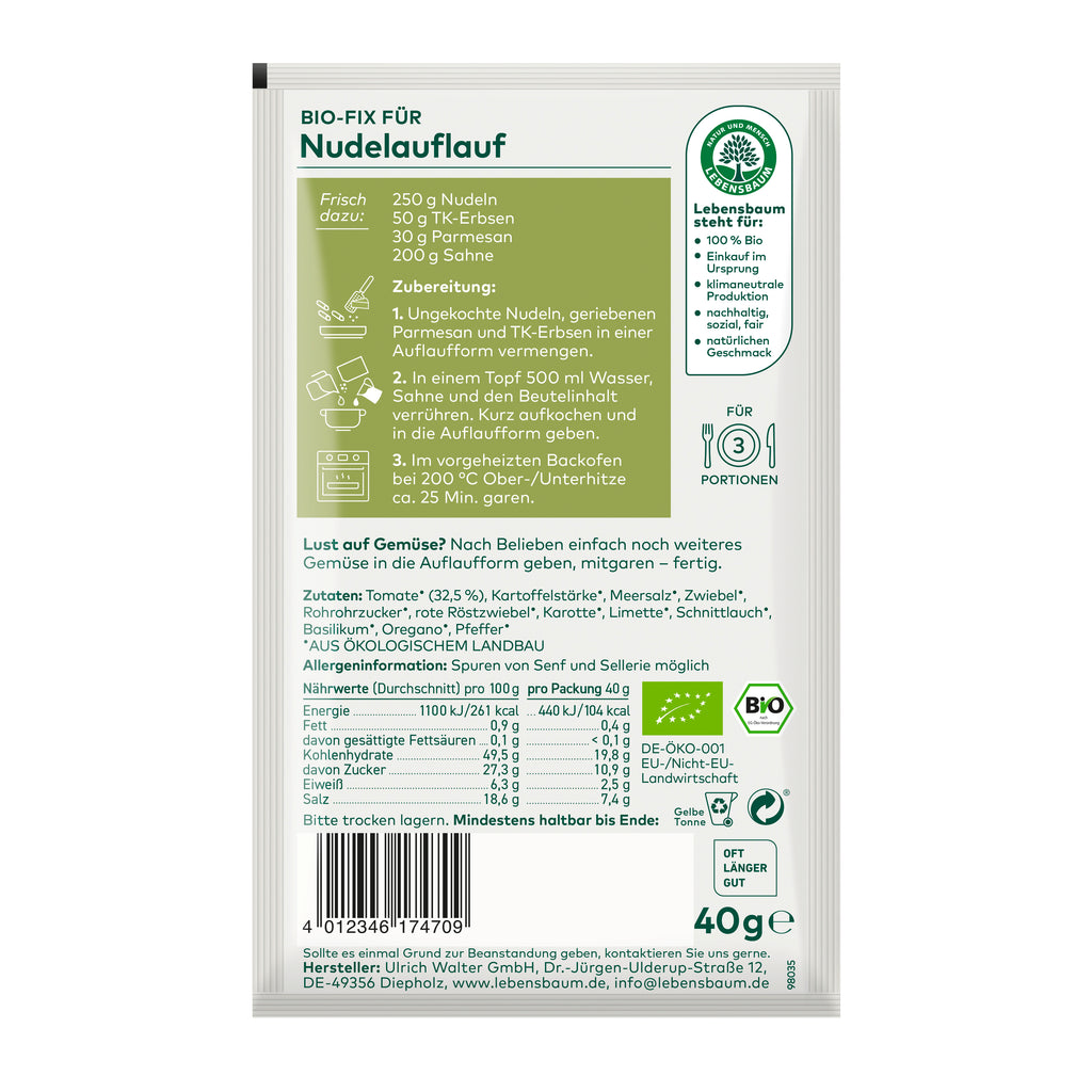 Würzmischung für Nudelauflauf 40 g