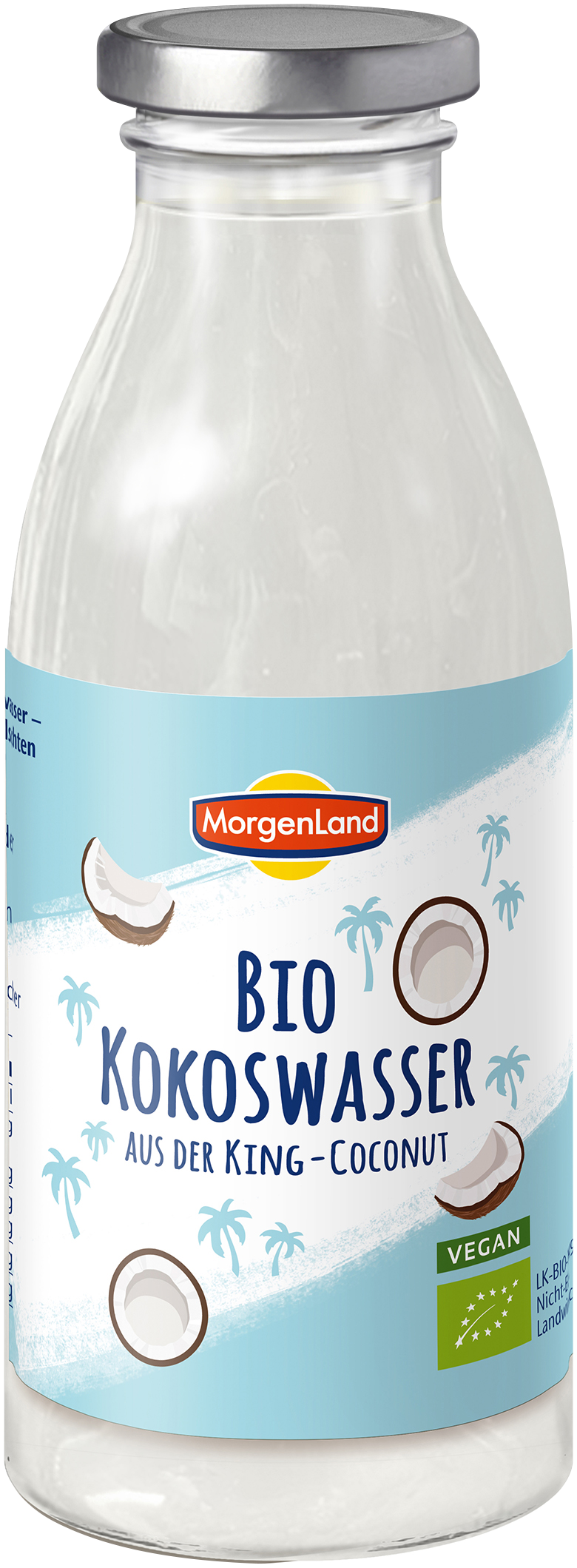 Kokoswasser aus der King-Coconut im Glas 350 ml
